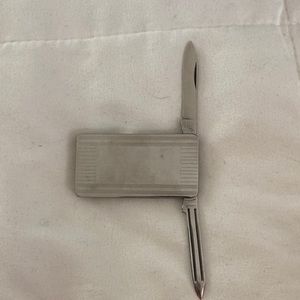 Vintage Coats for the Man Stainless Money Clip/ File
